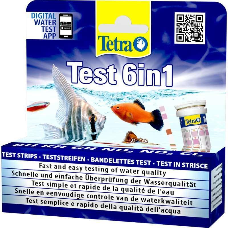 Tetra (Тітра) Test 6 in1 — Тест для визначення якості води
