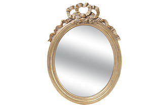 Дзеркало овальне в рамі 63см, колір - золото