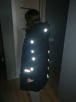 Светоотражающие наклейки на одежду с термопереносом. 4 шт. Лапки, фото 3