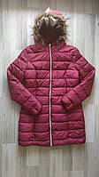 Теплое женское демисезонное пальто esmara, размер s(36/38), бордовый