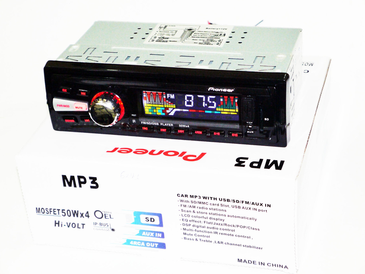 Автомагнітола 6243 MP3/SD/USB/AUX/FM