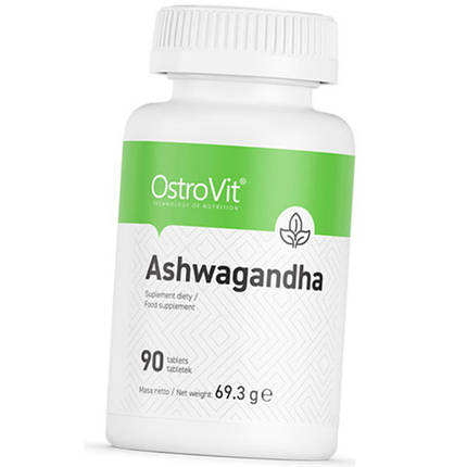 Ашвагандха OstroVit Ashwagandha 90 tab, фото 4