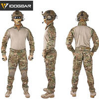 Тактическая форма костюм штаны IDOGEAR GEN3 multicam + UBACS рубашка мультикам, наколенники, налокотники