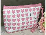 💛Косметичка жіноча дорожня, вишукана, стильна, зручна, на блискавці, різні кольори, фото 3