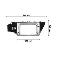 Перехідна рамка 10.1" Kia Rio K2 KX Cross 2017-2020 (7165) Кіо Ріо 6 шт., фото 4