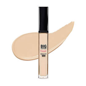 Консилер для обличчя Big Cover Skin Fit Concealer PRO #21N1 Neutral Beige, 7 г