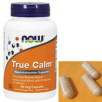 Комплекс для здоров'я нервової системи Now Foods True Calm Amino Relaxer 90 капс