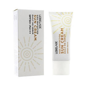 Сонцезахисний крем для жирної шкіри Lebelage High Protection Sun Cream Daily No Sebum SPF50+ PA+++ 30 мл