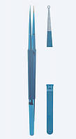 Пінцет мікро з кільцевидними кінчиками "Titanium" GF8102