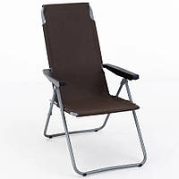 Кресло шезлонг раскладное для отдыха и туризма усиленное 55х40х106 см