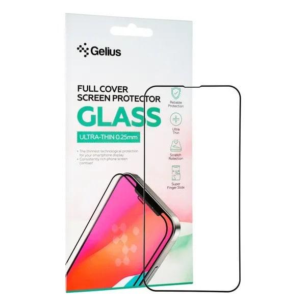 Захисне скло Gelius Full Cover iPhone 14 Black 0.25 mm