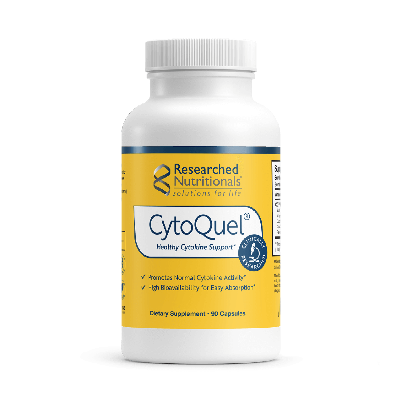 Researched Nutritionals CytoQuel Підтримка запальних цитокінів 90 капсул, фото 1