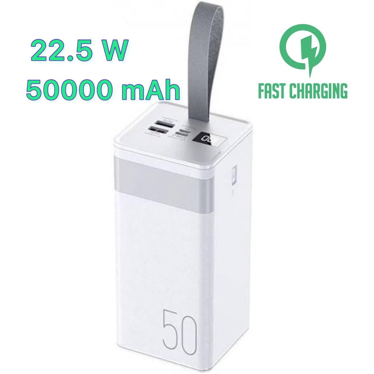 Хороший повербанк зі швидкою зарядкою 22.5W QC 3.0 + PD 50000 мАг Power bank Remax RPP-321 оригінал