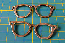 Конектор металевий, окуляри, 19х55 мм