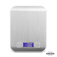 Электронные кухонные весы Welly Steel Kitchen Scale с Подсветкой дисплея Функцией измерения веса и объема