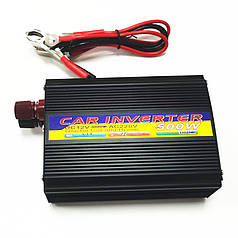 Перетворювач напруги 12V-220V Інвертор на 500 Вт, Безперебійне джерело живлення SY12-500W Black