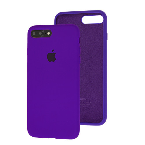 Чохол Silicone Case із закритим низом для iPhone 7/8 фіолетовий ultra violet, фото 1