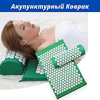 Акупунктурный Массажный Коврик для спины/ног с подушкой (валик) ProSource Acupressure Mat Ипликатор Кузнецова