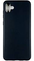 TPU чехол накладка матовый для Samsung Galaxy A04 (на самсунг а04) черный