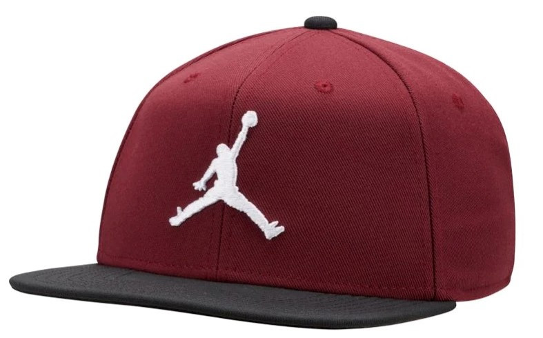 Кепка-бейсболка з прямим козирком Jordan Pro Jumpman Spanback 6-панельний снепбек (AR2118-680)