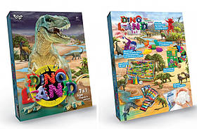 Набір креативної творчості "Dino Land" DL-01-01U, 7 в 1 - MegaLavka