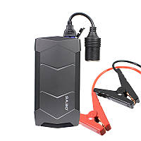 Пускозарядний пристрій портативний акумулятор для автомобіля SABO A6 12000 mAh зарядний ліхтар для телефону Чорний