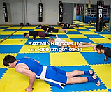 Синьо-жовті татамі 20мм, 1м*1м | м'яка підлога пазл, буд мат, фото 5