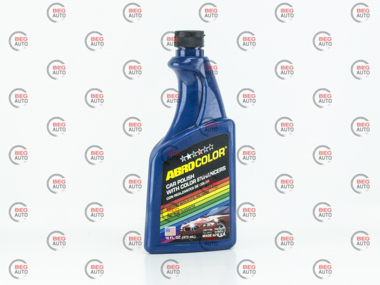 Поліроль кузова ABRO синя CAR WAX BLUE 473ml