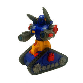Іграшковий робот-трансформер ZR152 16*11*18,5 см (Синьо-жовтий) - MegaLavka