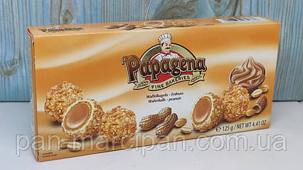 Вафельні цукерки Papagena з арахісом 125 г Австрія