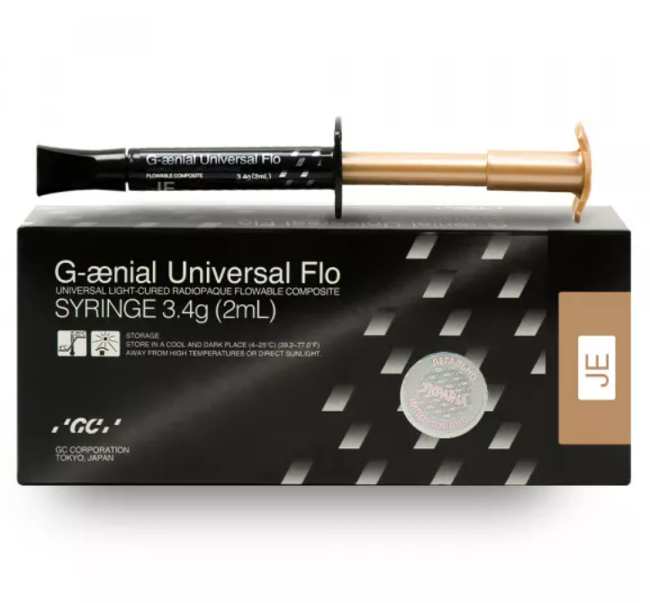 G-AENIAL Universal Flo — реставраційний текучий композит світлового затвердіння JE, шприц 3.4 г