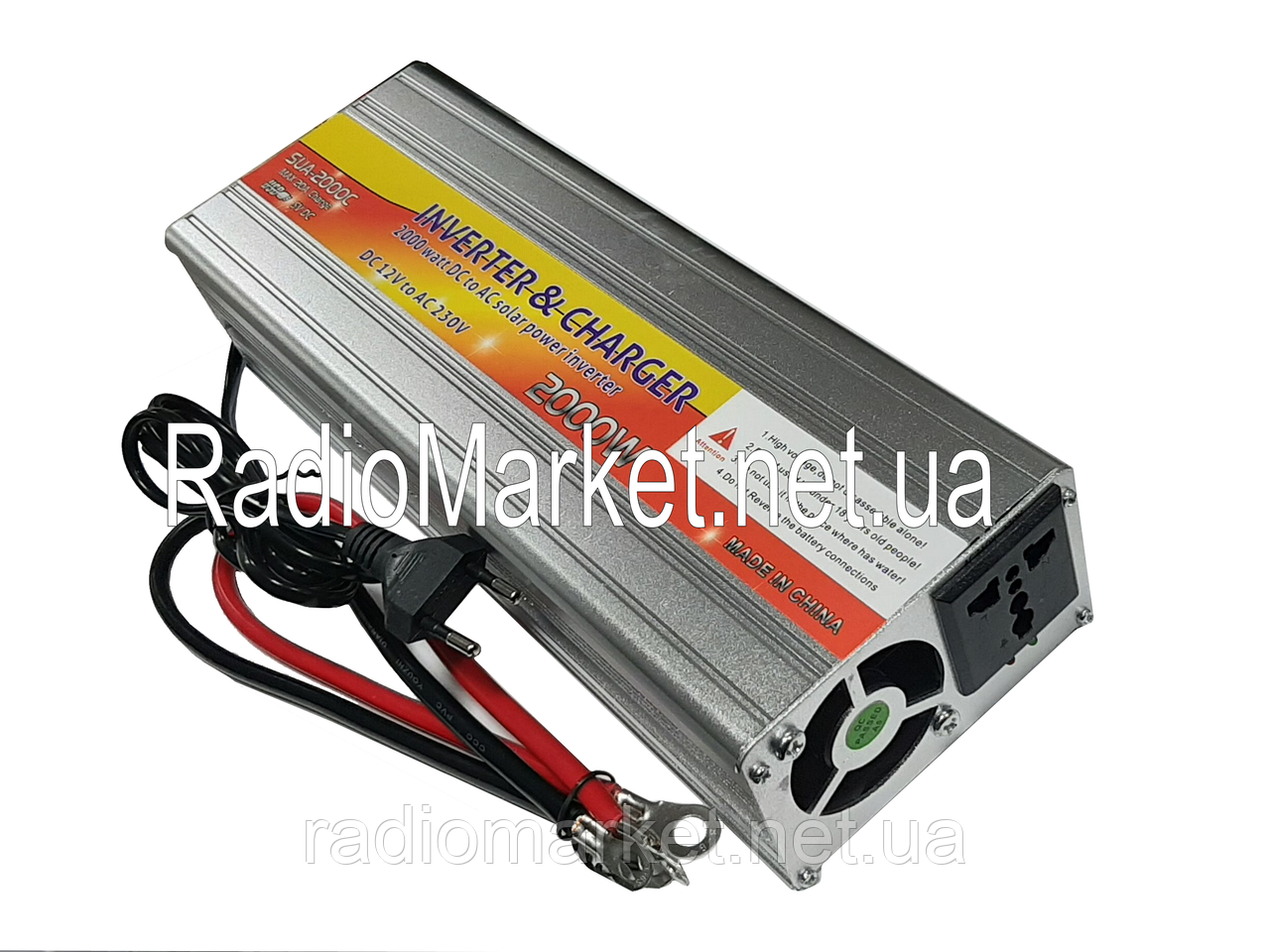 Инвертор 12V в 220V Santer SAA-2000C, зарядка 10А +USB (ID#1740343085 ...