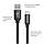 Кабель ColorWay USB - Type-C 2.4А 2м чорний (CW-CBUC008-BK), фото 3
