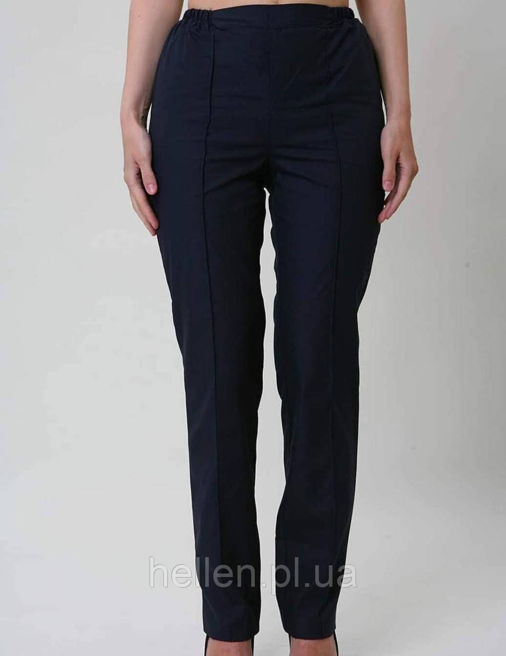 Жіночі медичні штани темно-сині