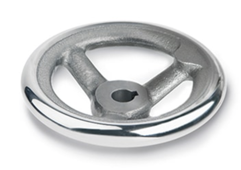 Маховик сталевий DIN950.1-A без ручки D=200 мм, dH27=20 мм, l2 = 59 мм, фото 1