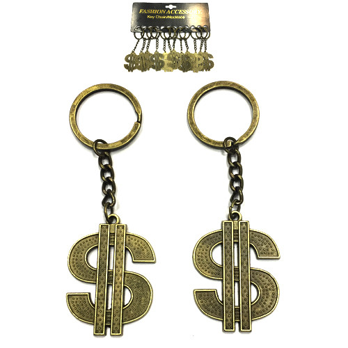 Брелок $ металевий 12 шт., фото 1