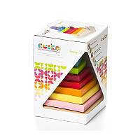 Деревянная разноцветная пирамидка Кубика, Cubika, Левеня, LD-5, 12329