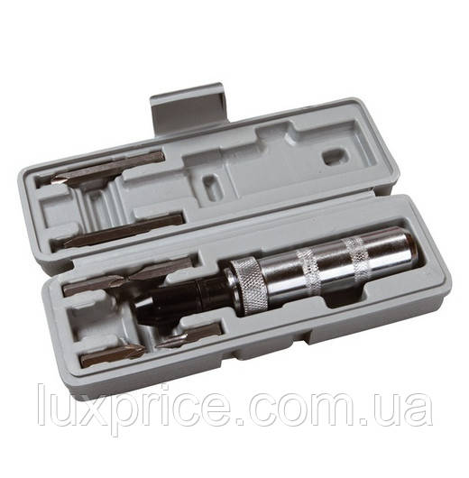 Викрутка ударно-поворотна MASTERTOOL з насадками 6 шт в кейсі 40-0151    Luxprice, фото 1