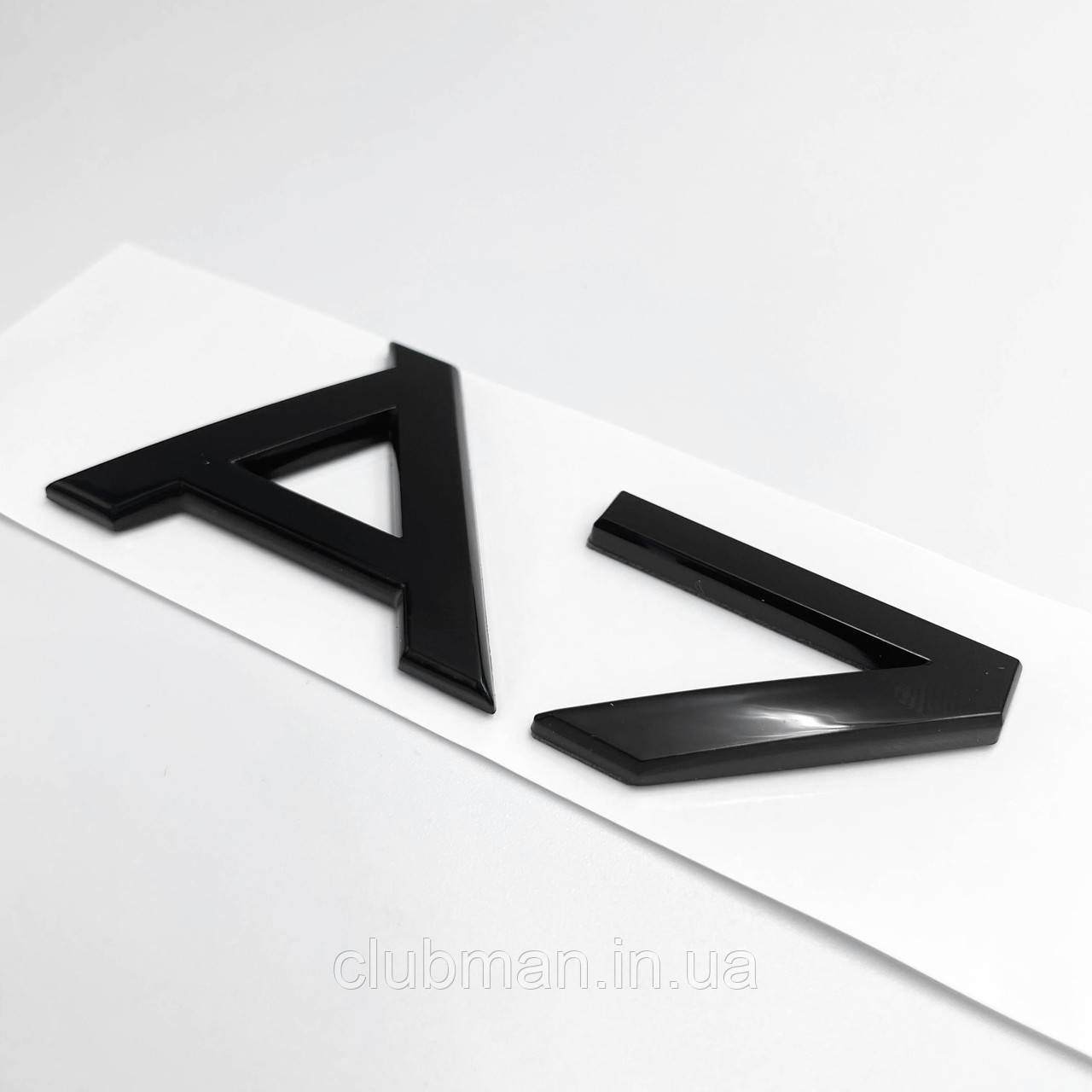 Емблема наклейка А7 Audi (Ауді) Чорна