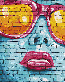 Картина за номерами. Art Craft "Street art girl" 40х50 см 10248-AC - MegaLavka