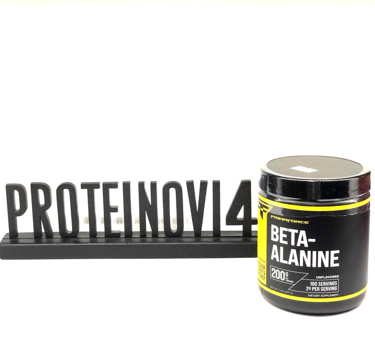 Аминокислота бета-аланин Primaforce Beta-Alanine 200gr в порошке - фото 1 - id-p1740363515