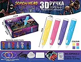 3D ручка новий рік 3DPEN-6-3 Мир фантазій purple new, фото 6