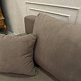 Новий кутовий розкладний диван з подушками, фото 9