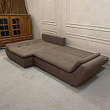 Новий кутовий розкладний диван з подушками, фото 8