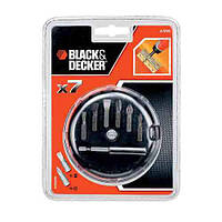 Набір бит BLACK+DECKER, Phillips, Slotted, PH1, PH2, PH3, SL4, SL6, SL7.2, L= 25 мм, 7 шт, кейс