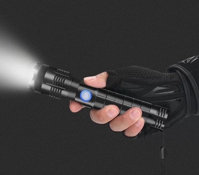 Ліхтар ручний тактичний BL-B99-P99 акумуляторний, світлодіодний, фото 1