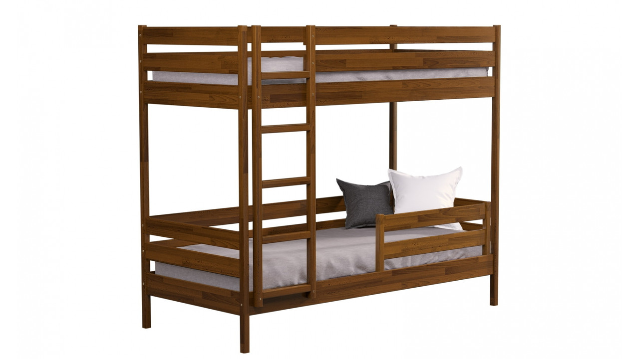 Кровать двухъярусная деревянная Дуэт Бук Щит - фото 3 - id-p1310548799