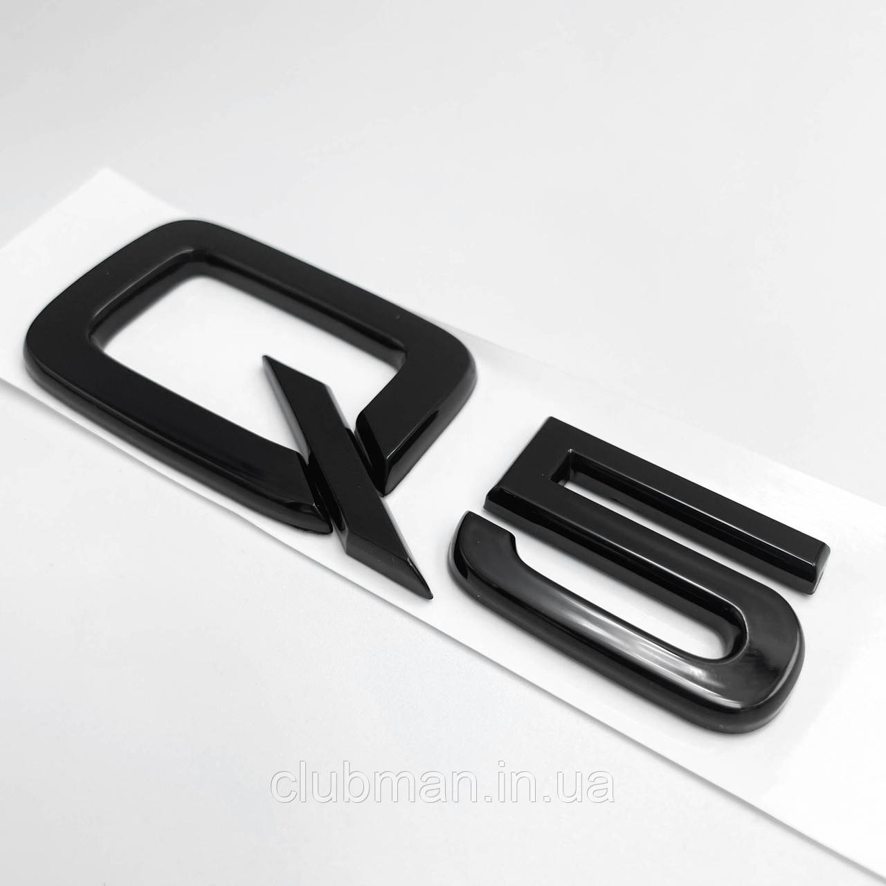 Емблема наклейка Q5 Audi (Ауді) Чорна