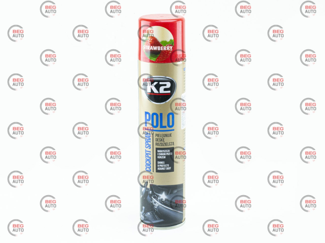 Поліроль K-2 PERFECT POLO COCKPIT 300 мл полуниця