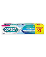Корега(Corega XL) 70гр.-экстра сильный для фиксацыи зубных протезов/нежная мята.Польша,большой срок годности,,